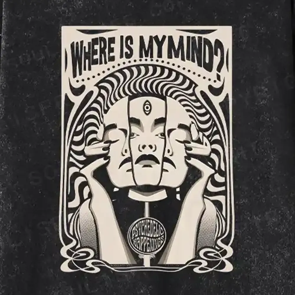 Where Is My Brain Washed Long Sleeve Shirt