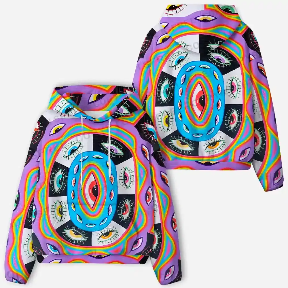 Cosmic Vision Kaleidoscope All-Over Print Hoodie