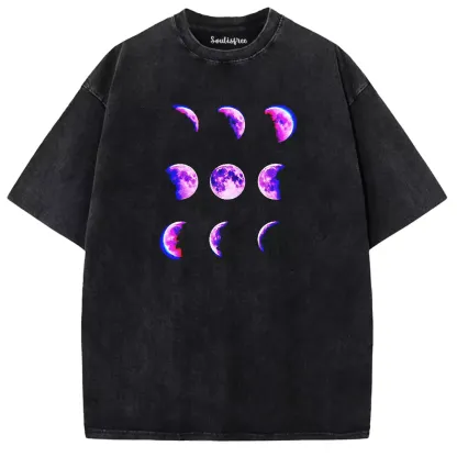 Soulisfree Electric Tides of the Moon Washed Tee