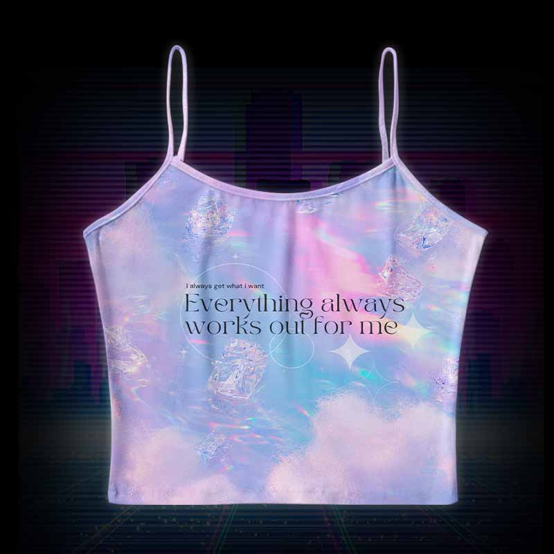 Soulisfree EVERYTHING WORKS OUT FOR ME Brushed Cami