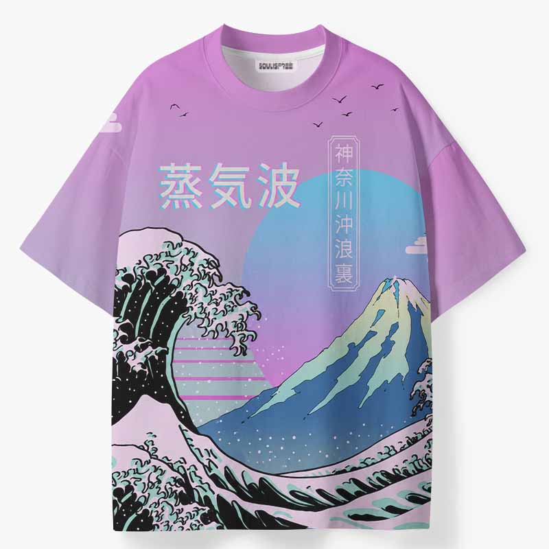 Soulisfree NEON FUJI ECO‑PERF Graphic Tee