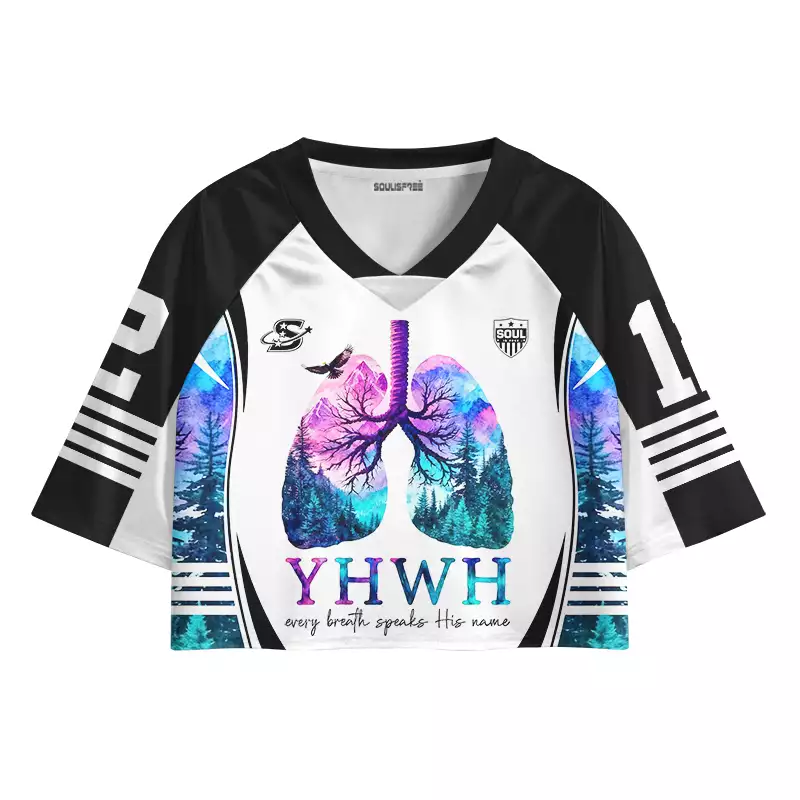Soulisfree Every Breath Speak His Name Cropped Jersey