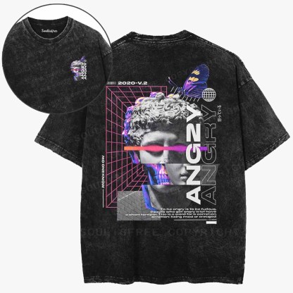 Soulisfree  Chaos Within Washed Tee