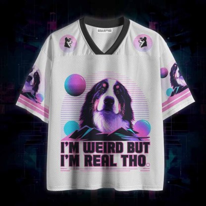 Soulisfree I’m Weird But I’m Real Tho Mesh Jersey