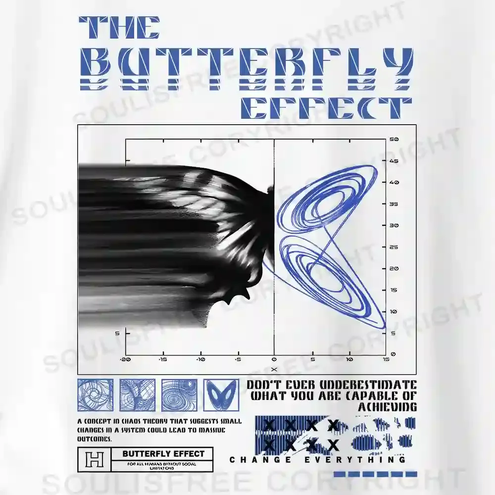 Chaos in Motion Washed T-shirt Crop Top