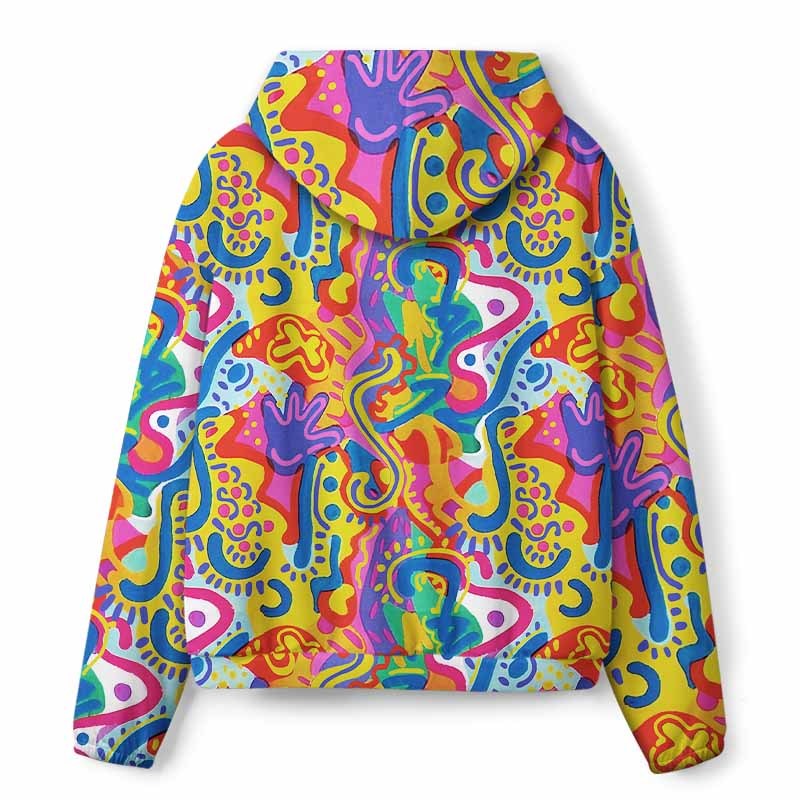 Soulisfree Psychedelic Vibes All-Over Print Hoodie