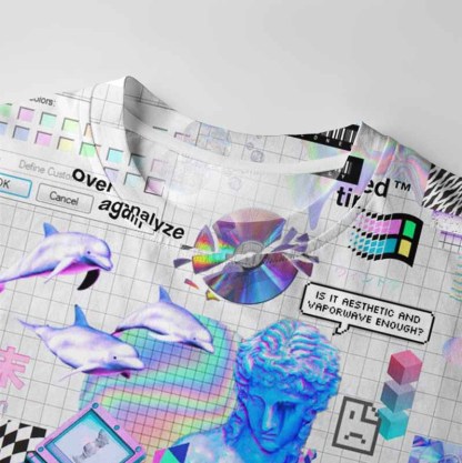 Soulisfree DIGITAL NOSTALGIA Cotton Tee