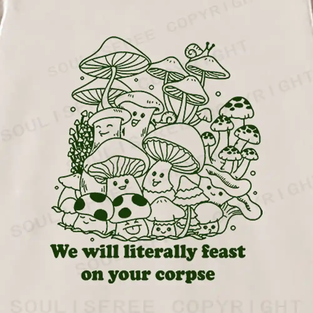 Mushroom Afterlife Washed Sweatshirts