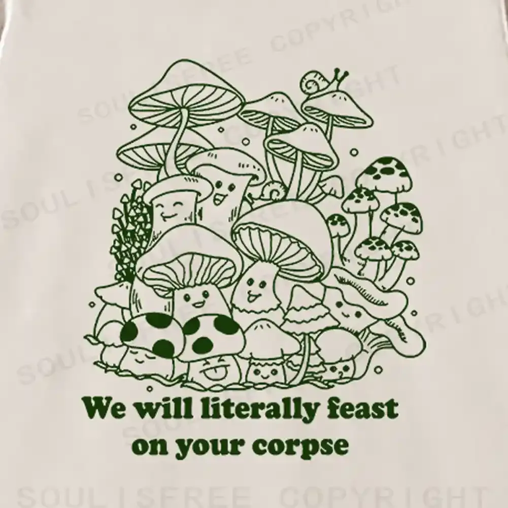 Mushroom Afterlife Washed Sweatshirts