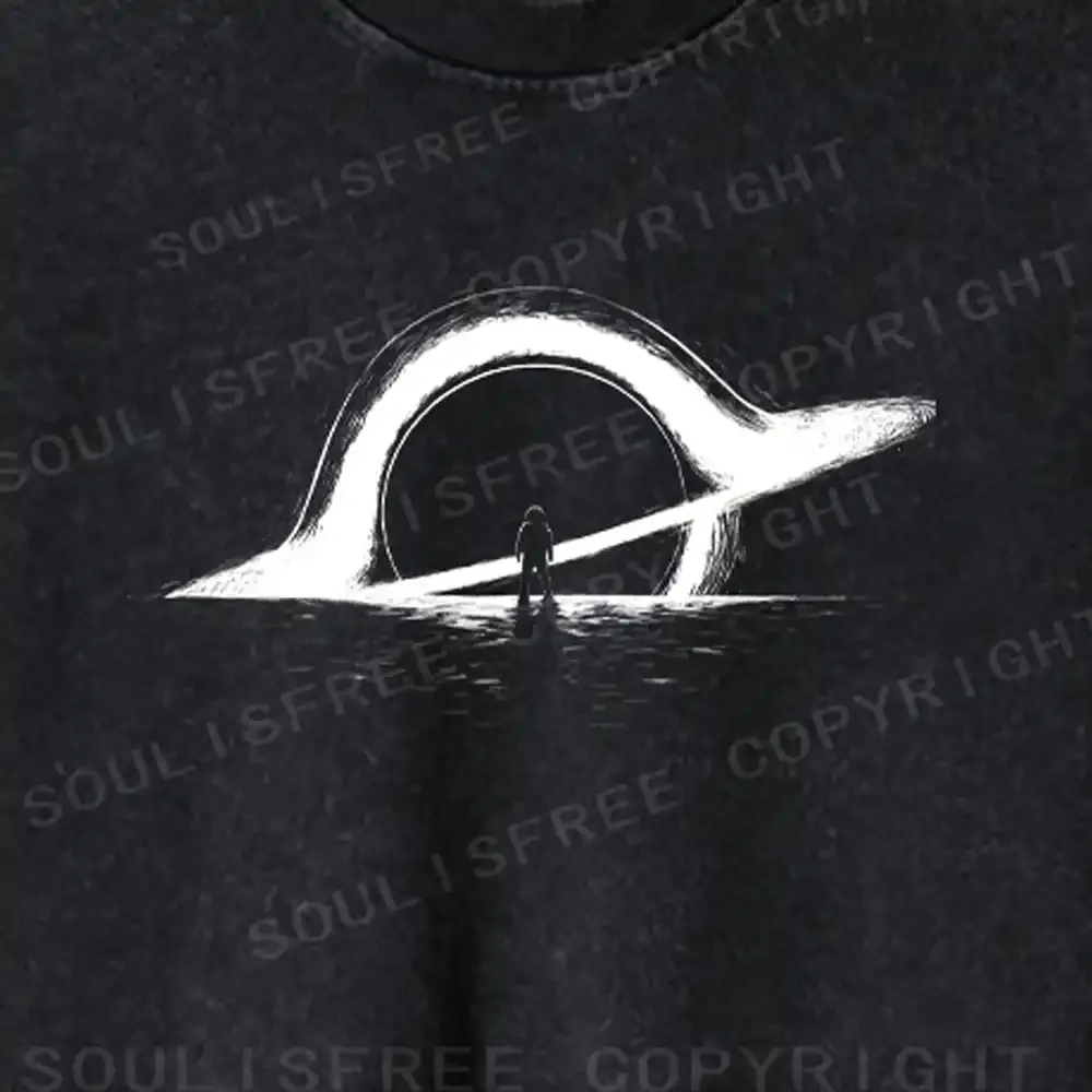 Face Alone Washed Cropped Sweatshirt