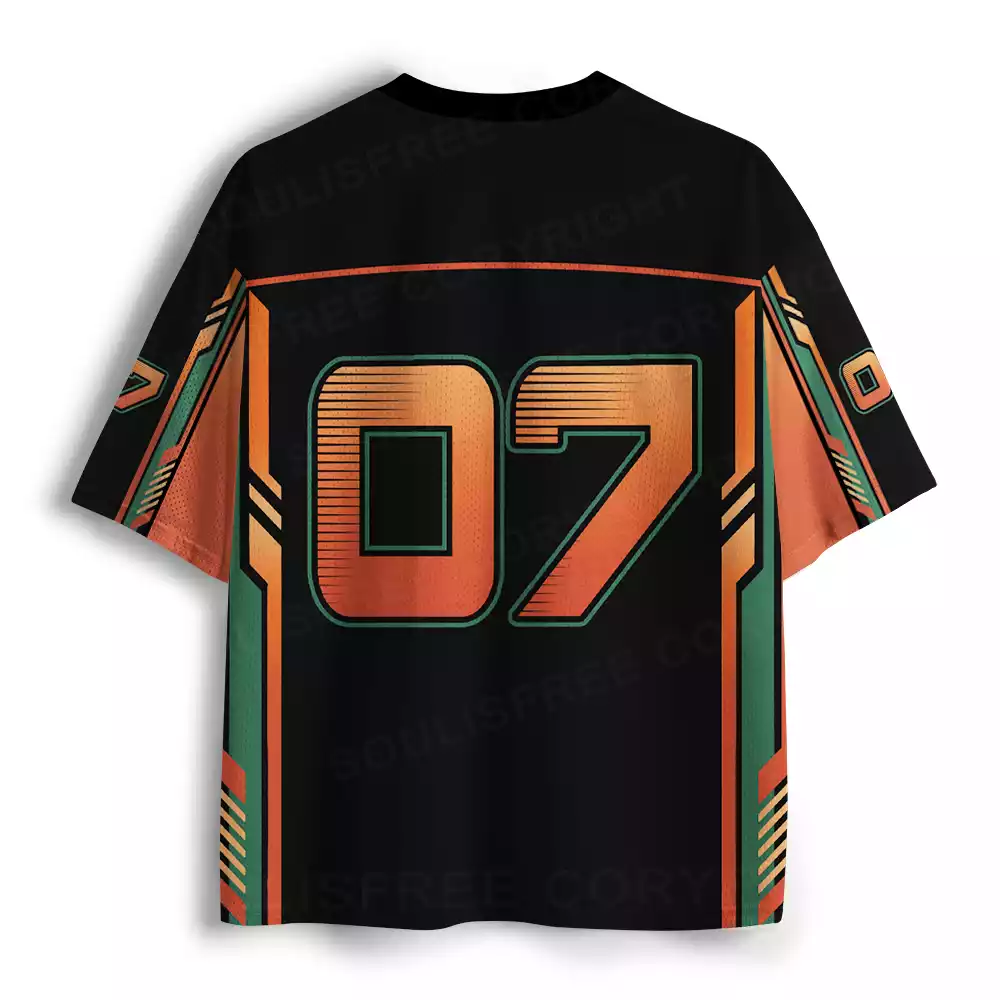 Binary Illusion Psychedelic Mesh Jersey