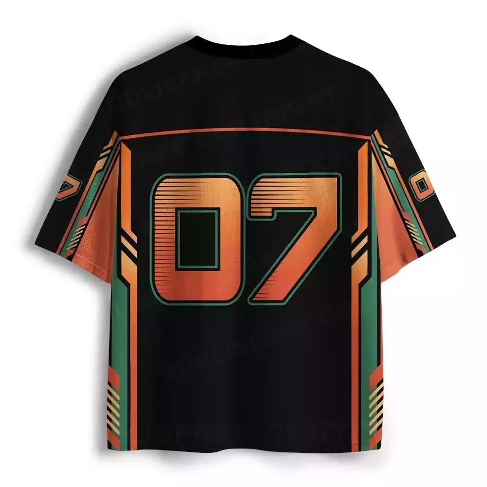 Binary Illusion Psychedelic Mesh Jersey