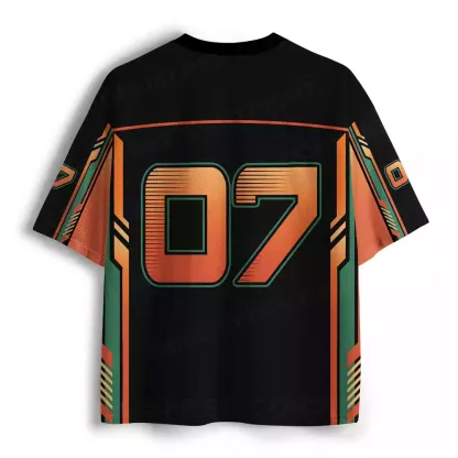 Binary Illusion Psychedelic Mesh Jersey