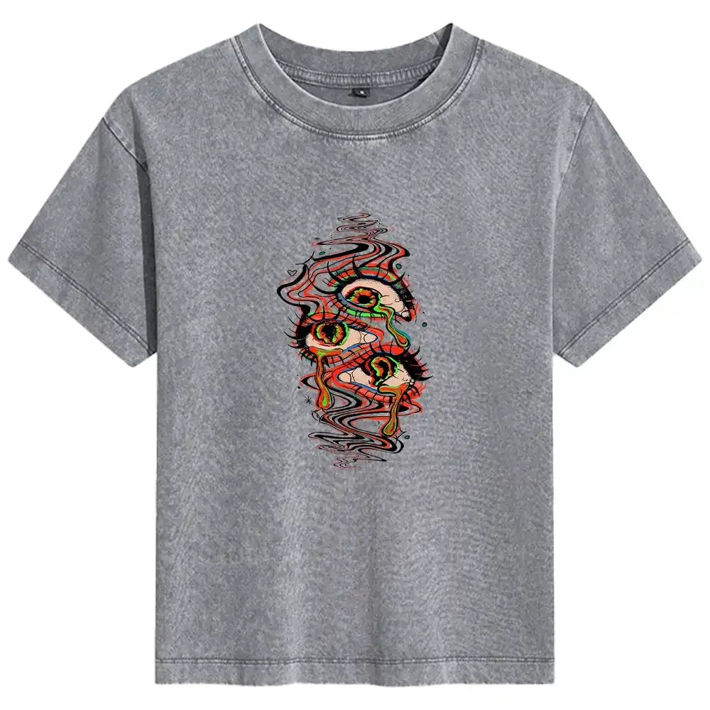 Dream Eyes Basic Washed T-shirt
