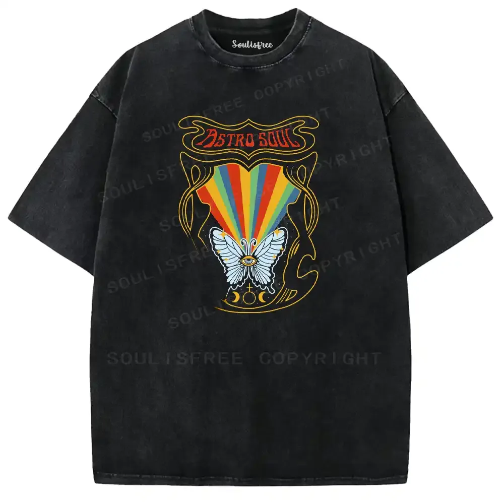 Astro Soul Butterfly Washed T-shirt