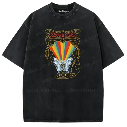 Astro Soul Butterfly Washed T-shirt