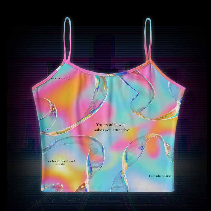 Soulisfree YOUR SOUL MAKES YOU ATTRACTIVE Brushed Cami