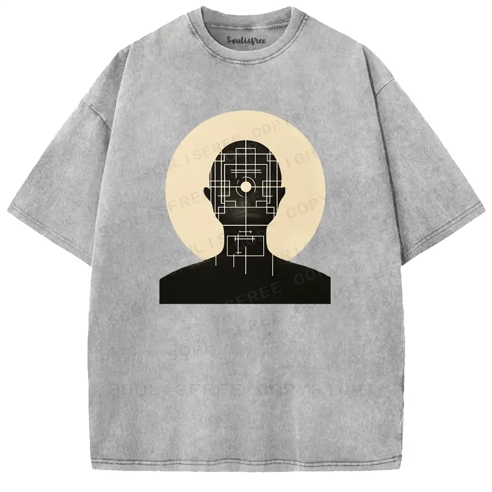 Minimalist Occult Self Washed T-shirt