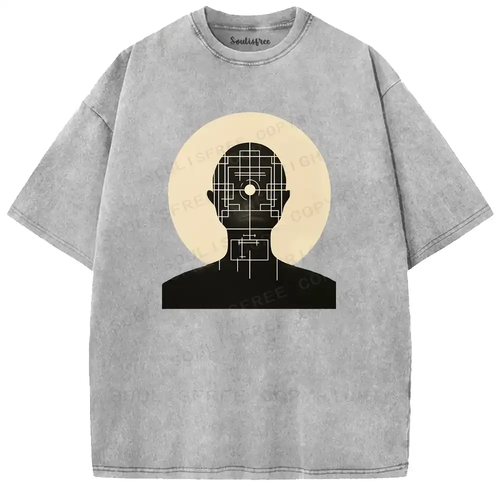 Minimalist Occult Self Washed T-shirt