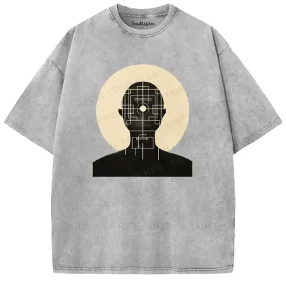 Minimalist Occult Self Washed T-shirt