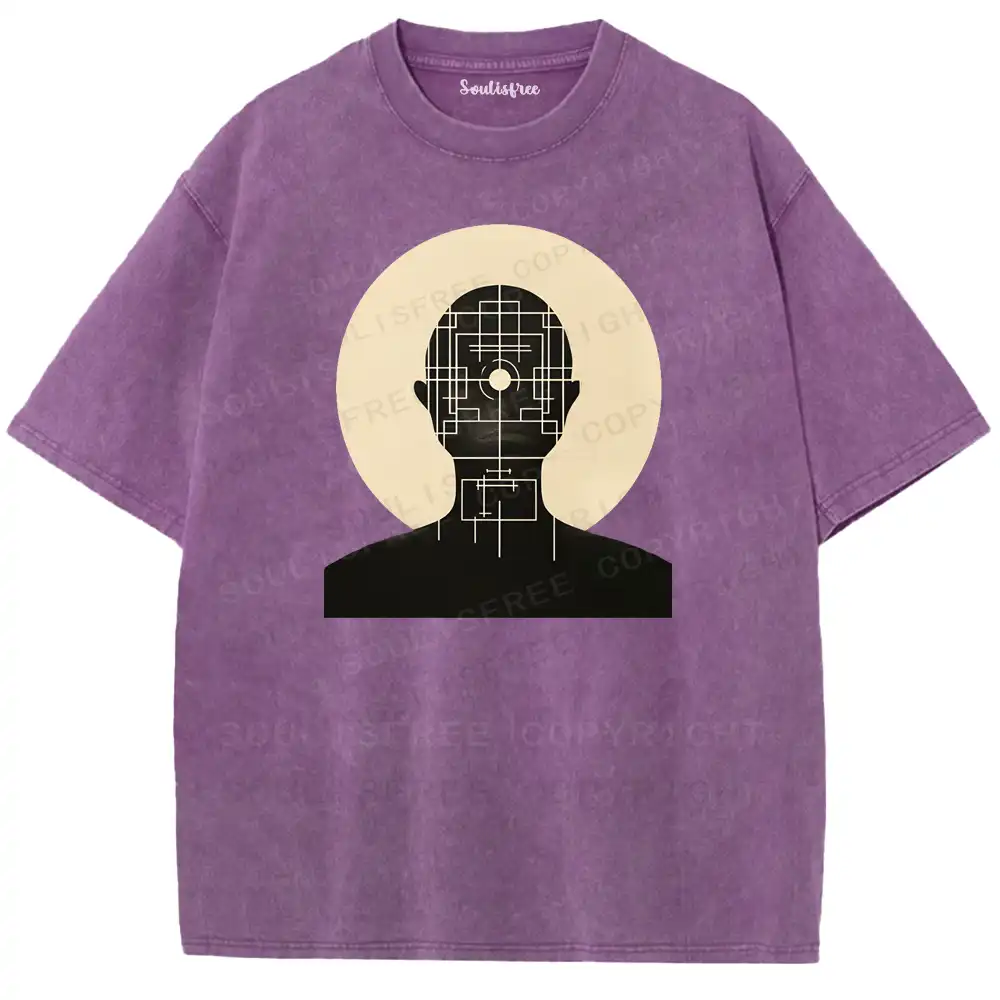 Minimalist Occult Self Washed T-shirt
