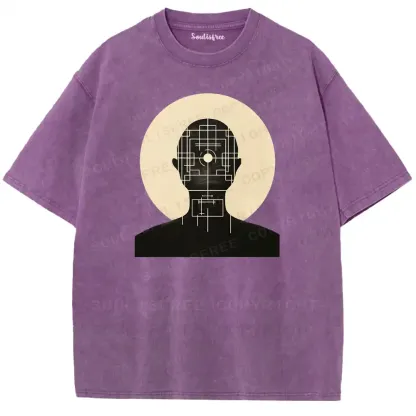Minimalist Occult Self Washed T-shirt