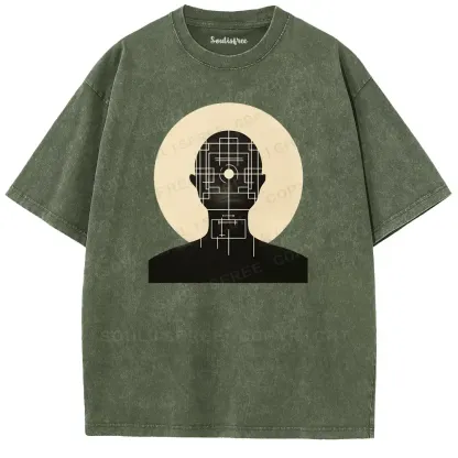 Minimalist Occult Self Washed T-shirt