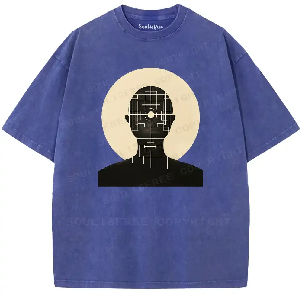 Minimalist Occult Self Washed T-shirt