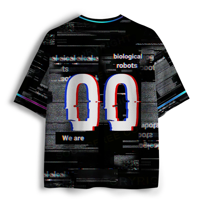 Soulisfree We Are Biological Robots  Mesh Jersey