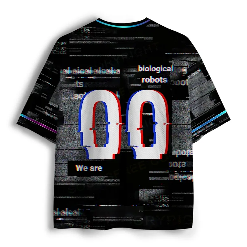 Soulisfree We Are Biological Robots  Mesh Jersey