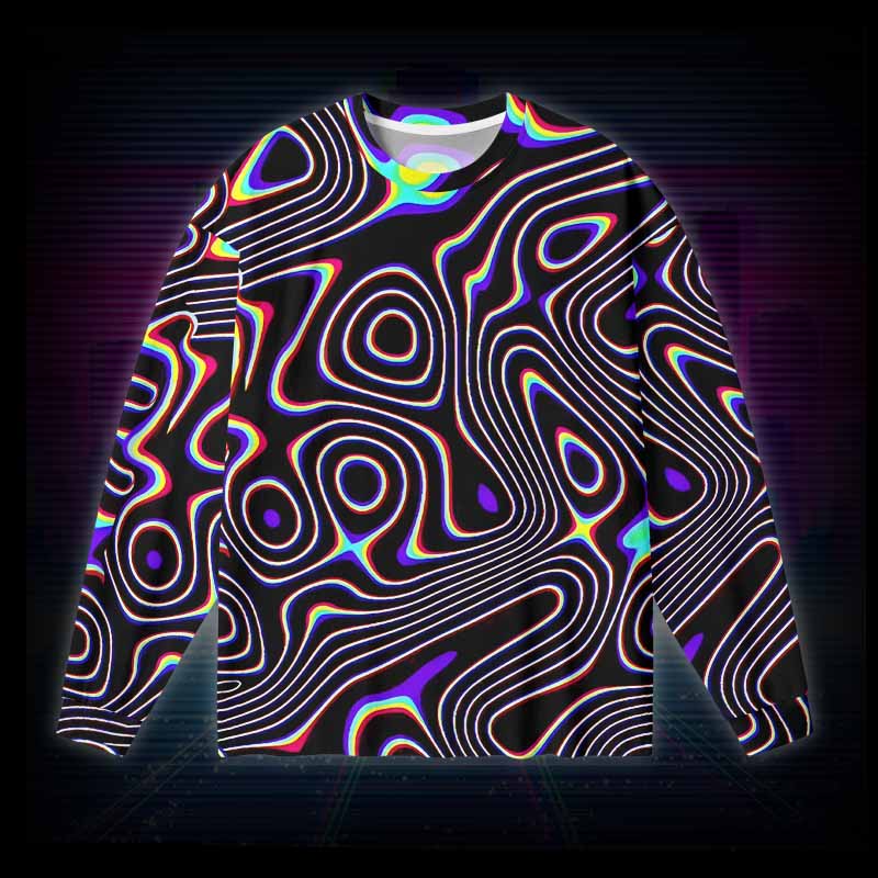 Soulisfree Psy Current – Liquid Energy Long Sleeve Cotton Tee