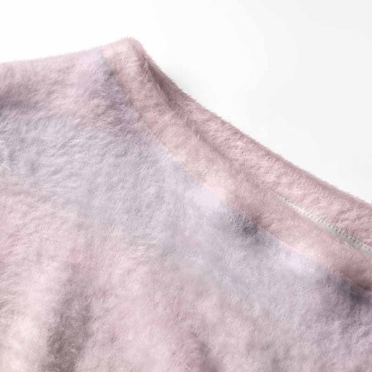 Soulisfree Where Time Slows Down Fuzzy Off-Shoulder Sweater