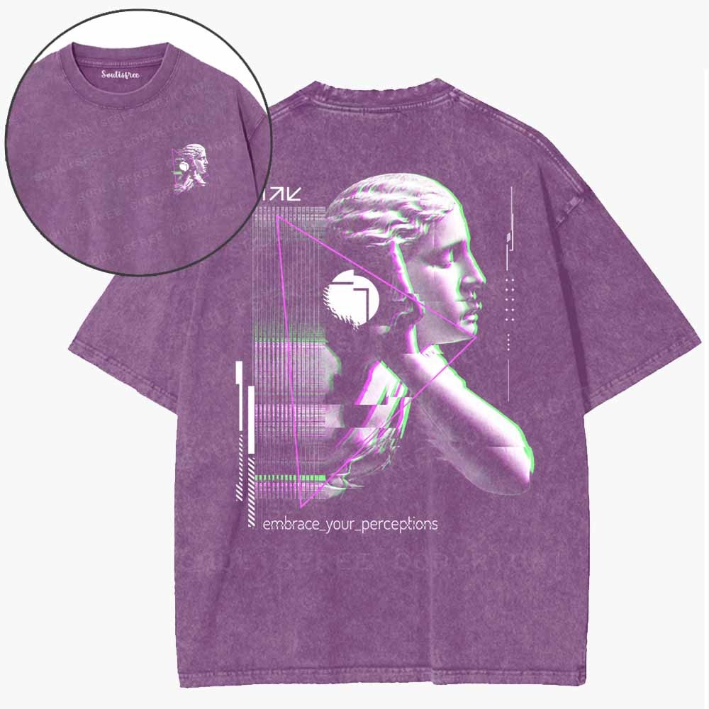 Soulisfree  Perception Is Reality Washed Tee