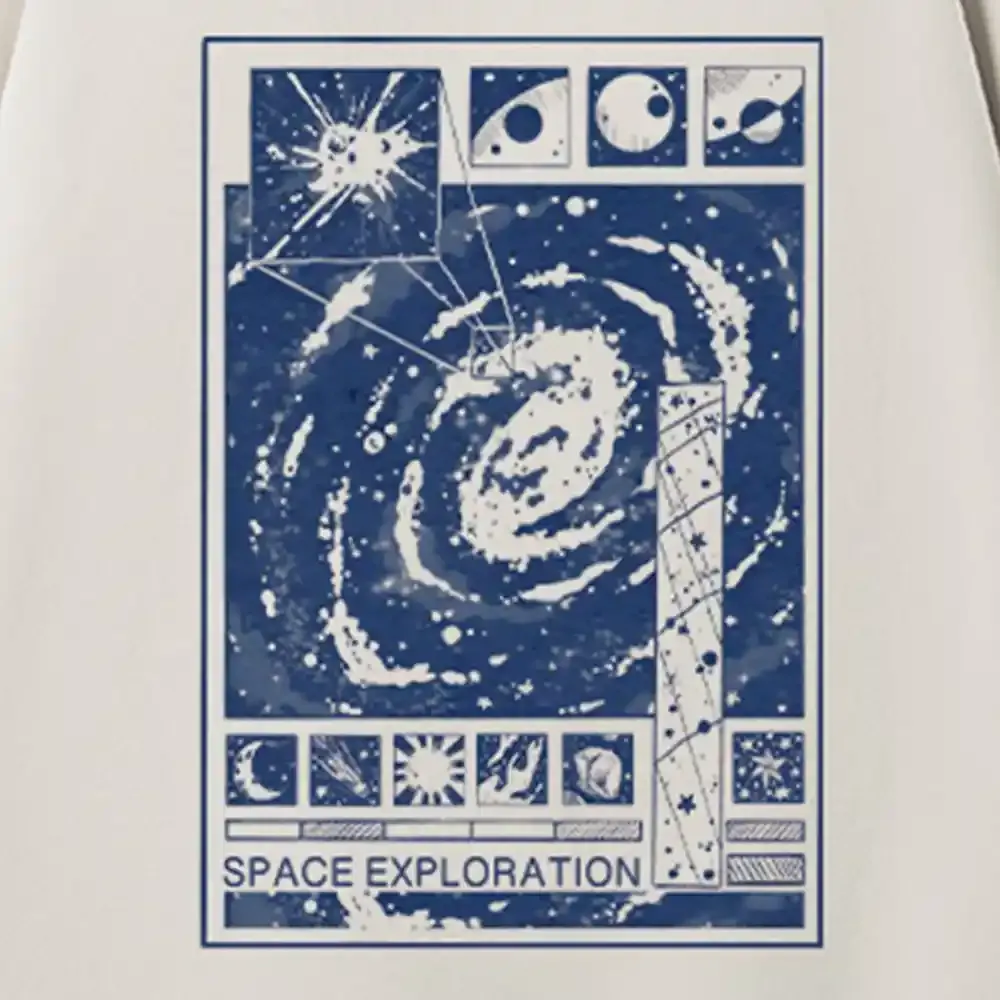 Space Exploration Fleece Hoodie Set