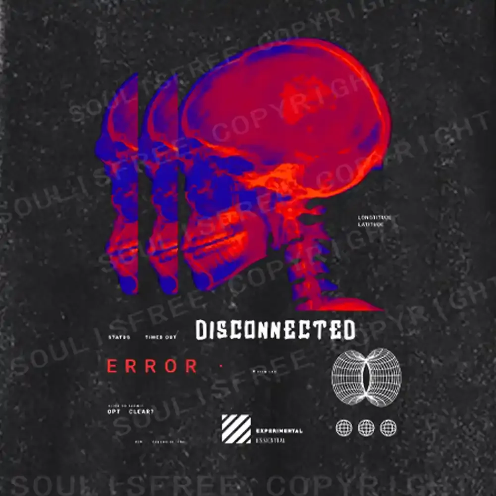 Disconnected Consciousness Washed Long Sleeve Shirt