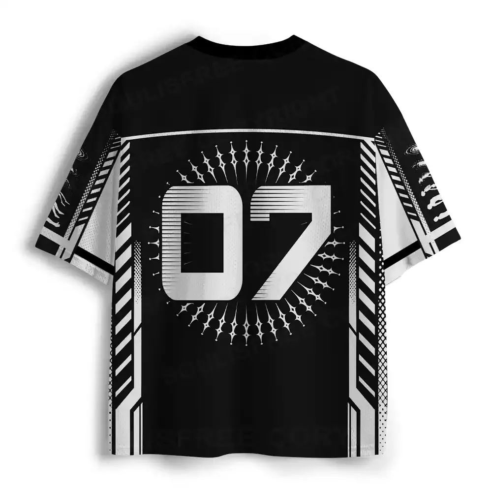 Stardust Dual Figure Spiral Mesh Jersey