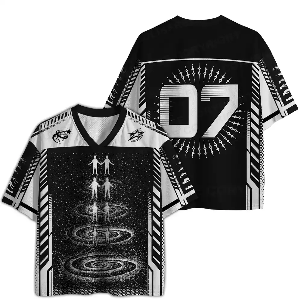 Stardust Dual Figure Spiral Mesh Jersey