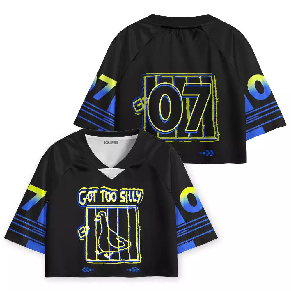 Soulisfree Got Too Silly Cropped Jersey