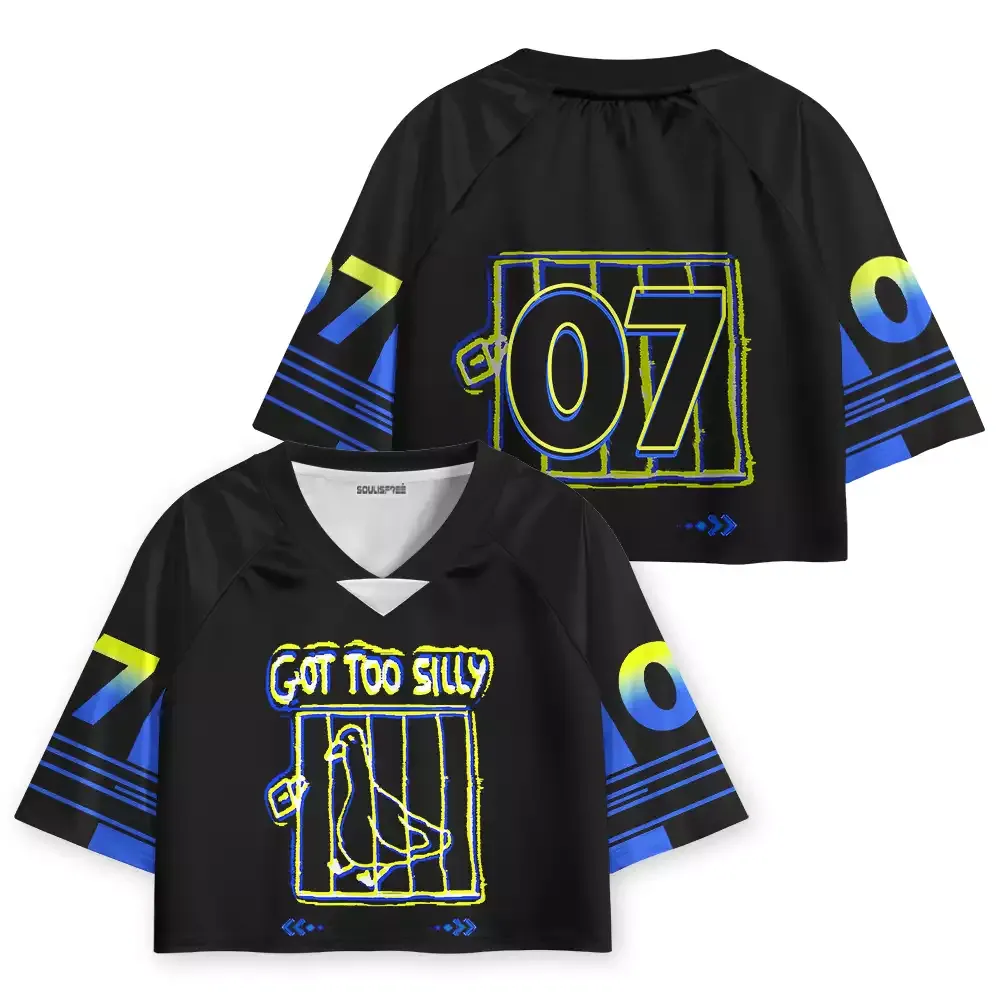 Soulisfree Got Too Silly Cropped Jersey