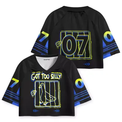 Soulisfree Got Too Silly Cropped Jersey