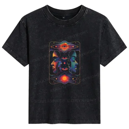 Self-exploration Basic Washed T-shirt