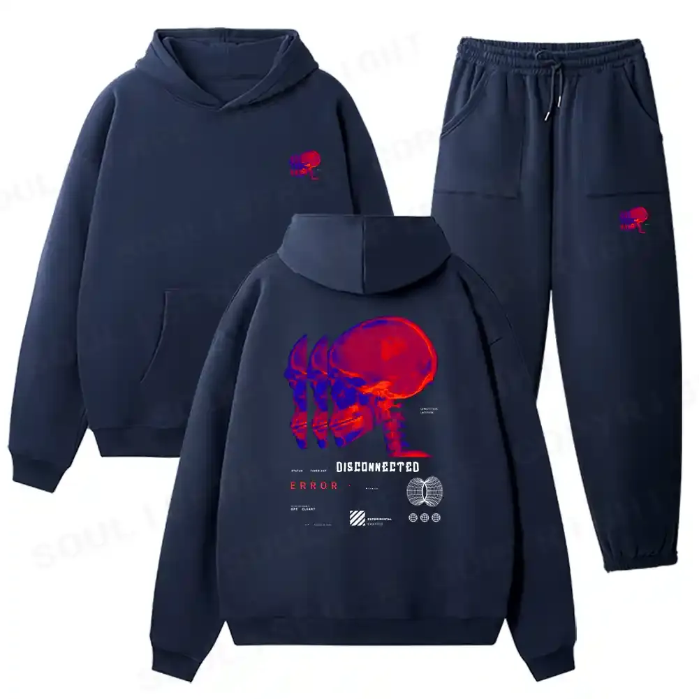 Disconnected Consciousness Fleece Hoodie Set