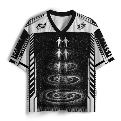 Stardust Dual Figure Spiral Mesh Jersey