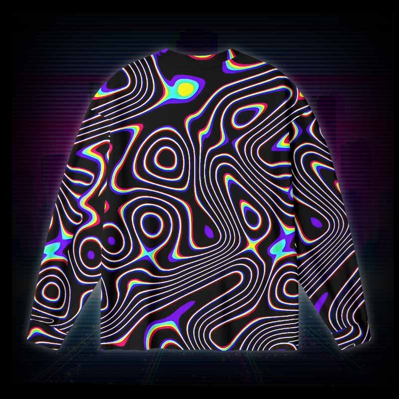 Soulisfree Psy Current – Liquid Energy Long Sleeve Cotton Tee