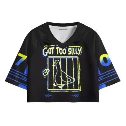 Soulisfree Got Too Silly Cropped Jersey
