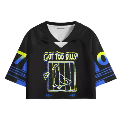 Soulisfree Got Too Silly Cropped Jersey