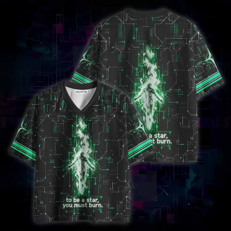 Soulisfree To Be A Star. You Must Burn. Mesh Jersey