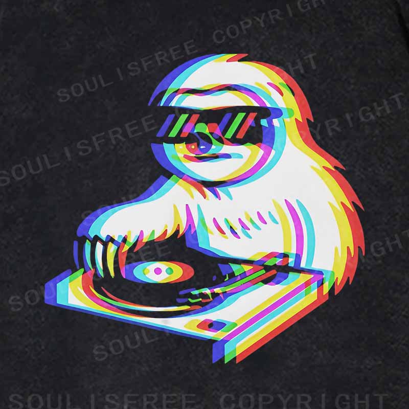 Soulisfree  Slow Tempo, Good Vibes Washed Hoodie