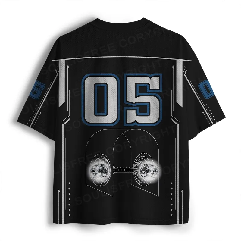 Soulisfree GRAVITY Cosmic Quantum Horizon Mesh Jersey