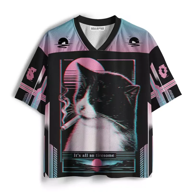 Soulisfree It's All So Tiresome Mesh Jersey
